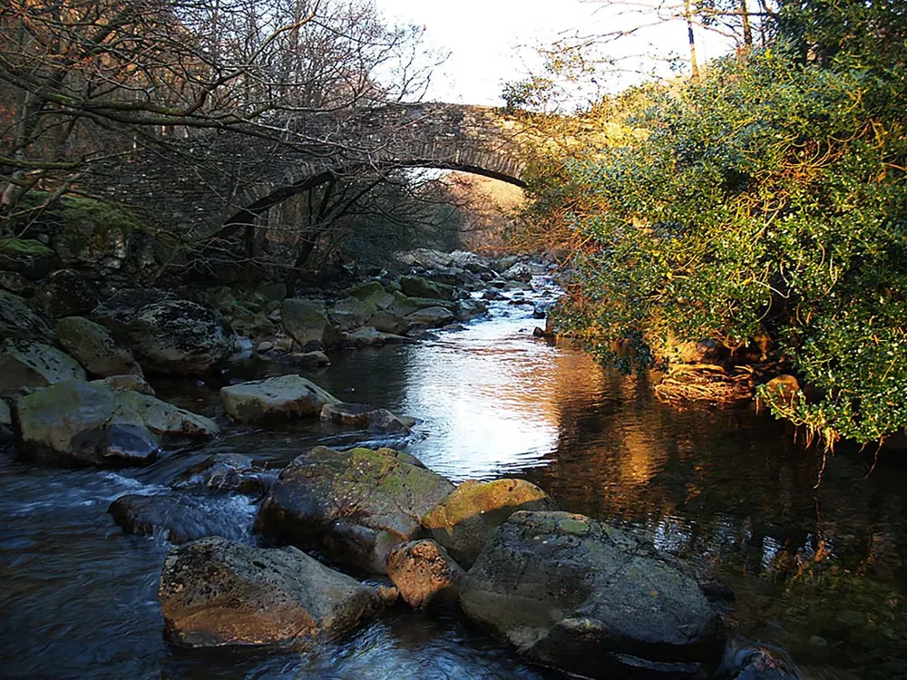 Stone bridge over the River Duddon